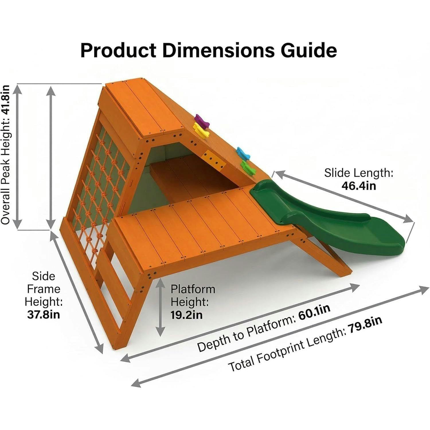Palm - 5-in-1 Outdoor and Indoor Playground Playset