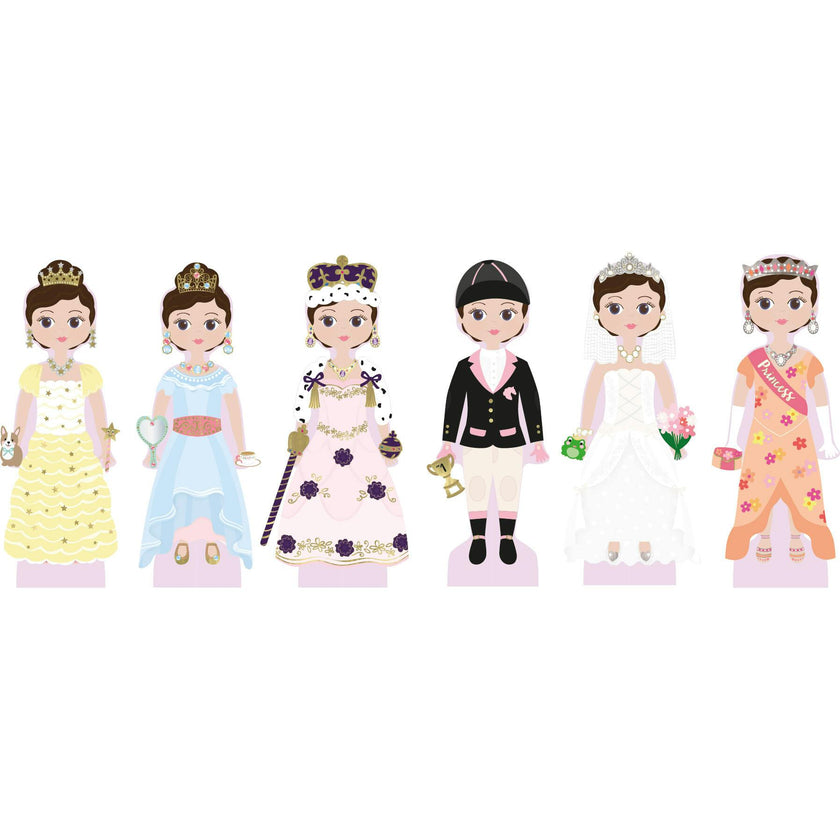 princess magnetic dress up dolls Amazon.com: Yilia Magnetic Princess Dress Up Paper Doll, 2025 New Paper Dolls Magnetic Dress Up Dolls for Girls Ages 4-7, Pretend Play Toys Magnet People Clothes Game for Girls Imagine Set Birthday