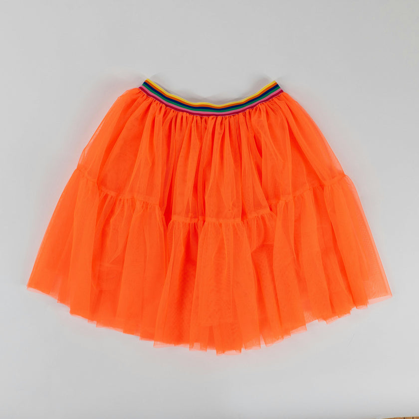 Jr Star Long Orange Glow Adult Skirt