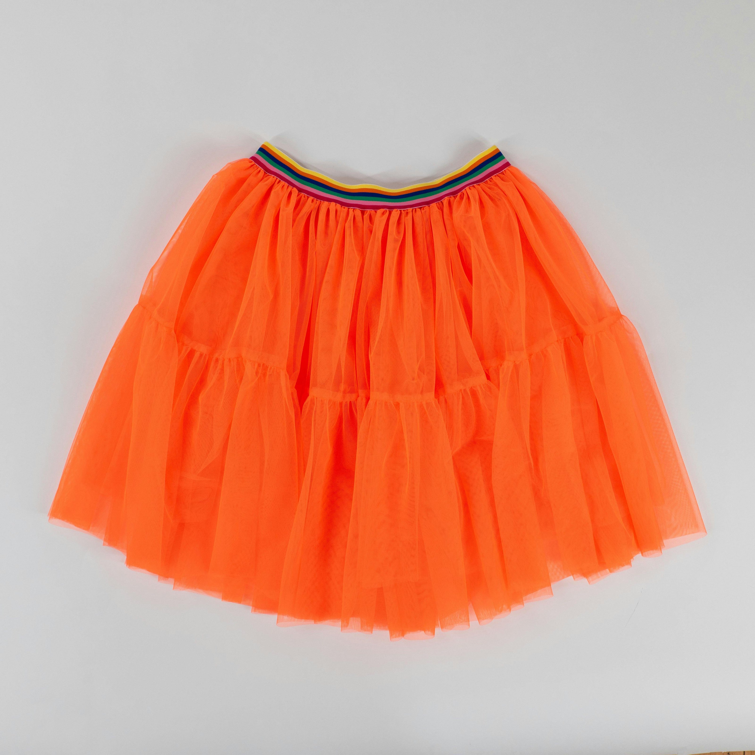 Jr Star Long Orange Glow Adult Skirt