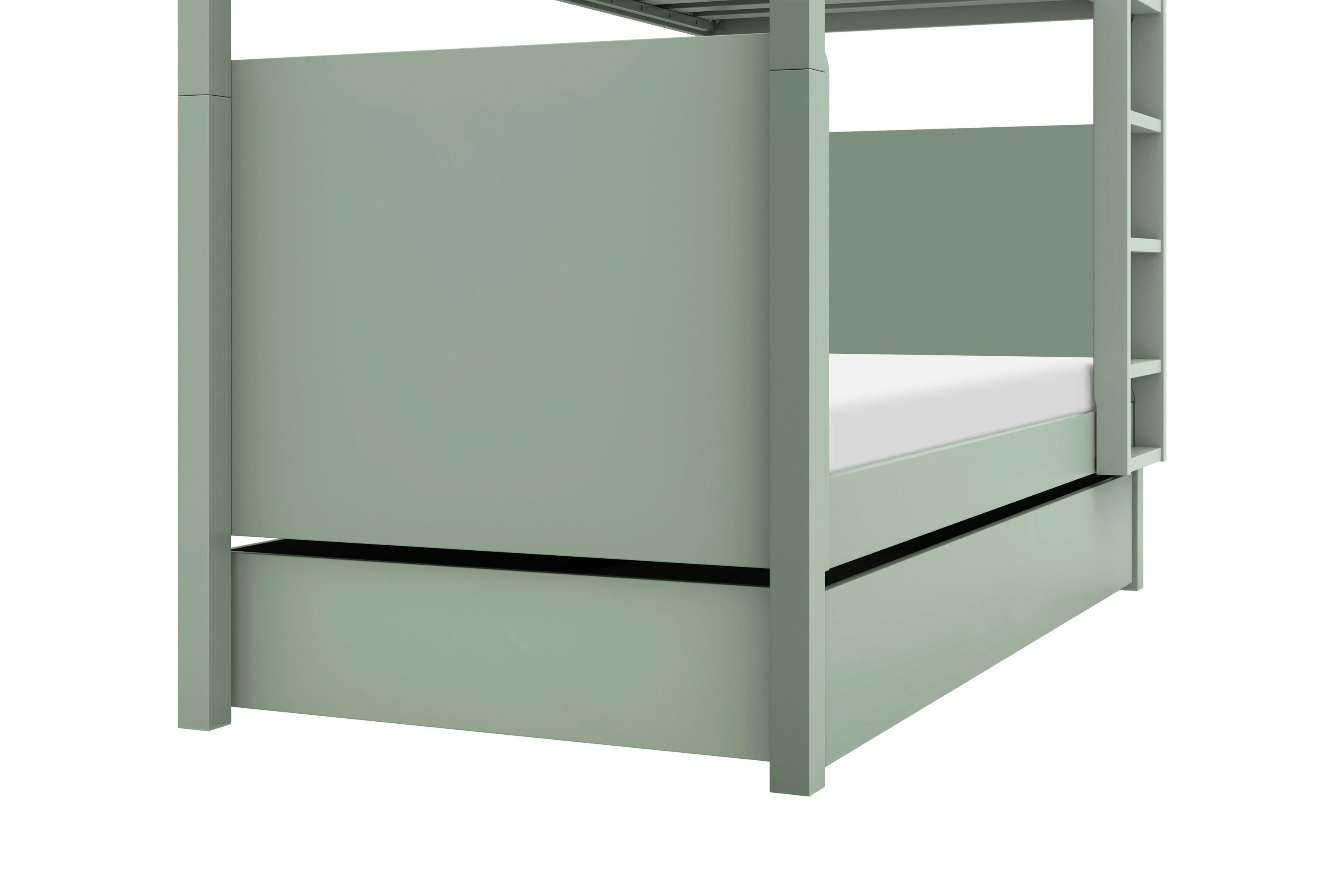 The MDB Family Universal Twin Storage Trundle Bed