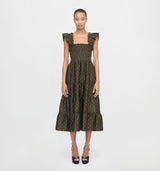 The Ellie Nap Dress - Metallic Brocade