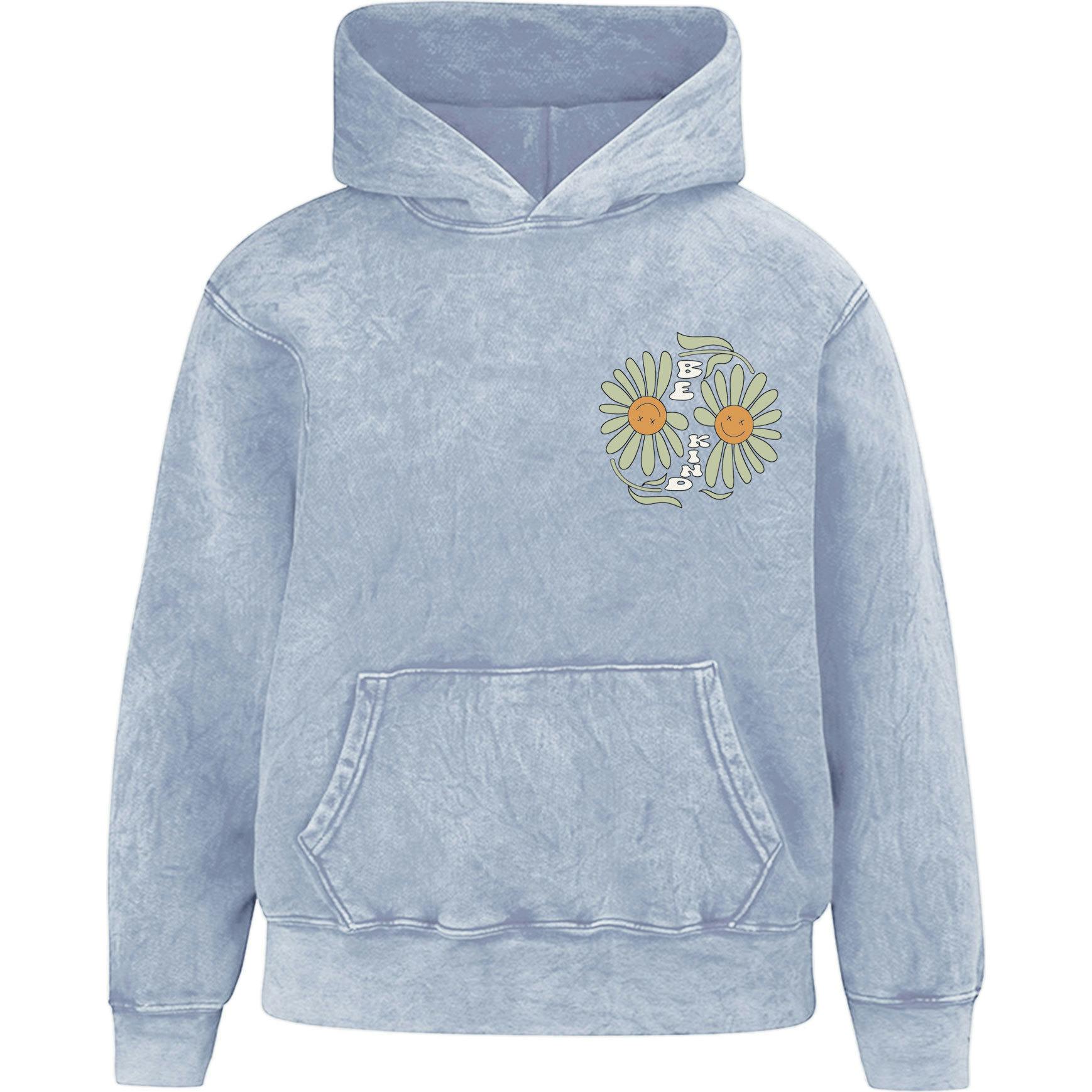 Kids Be Kind Hoodie-Washed blue-Unisex
