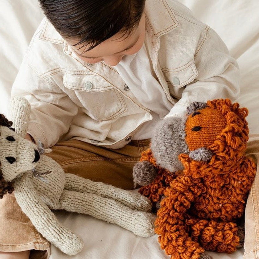 Wool Knit Buddy  | Lionel the Lion