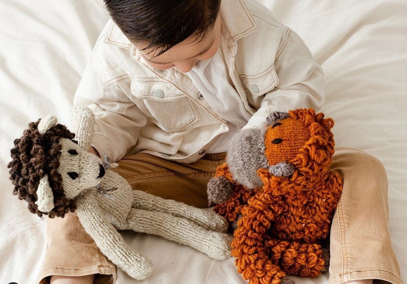 Wool Knit Buddy  | Lionel the Lion