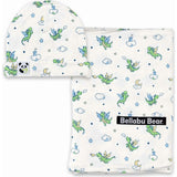 Bamboo Swaddle & Beanie Set