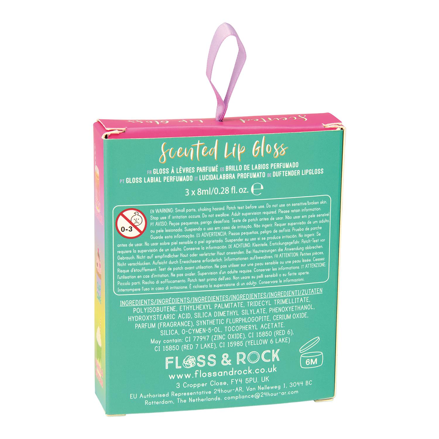 Scented Lip Gloss Set of 3