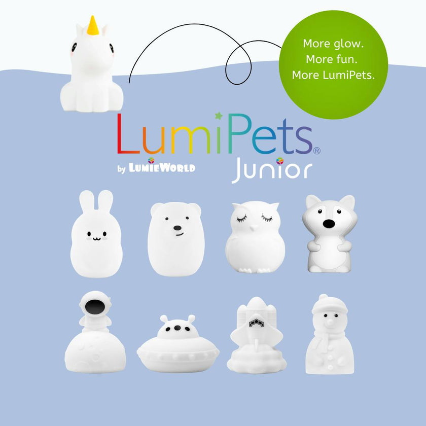 LumiPets® Junior Unicorn - Children's Nursery Touch Night Light