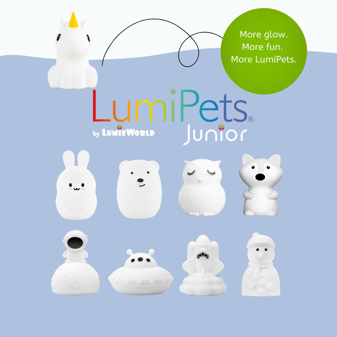 LumiPets® Junior Unicorn - Children's Nursery Touch Night Light