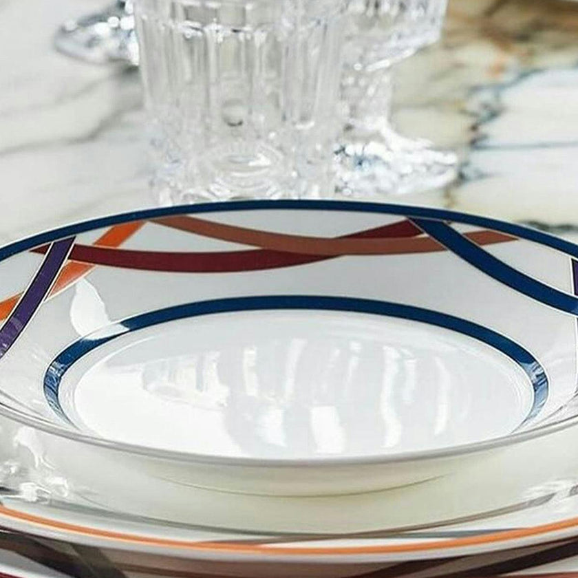 Oval Dish NASTRI  Multicolor diam. 14"