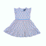 Pastel Pincers Ruffle Dress