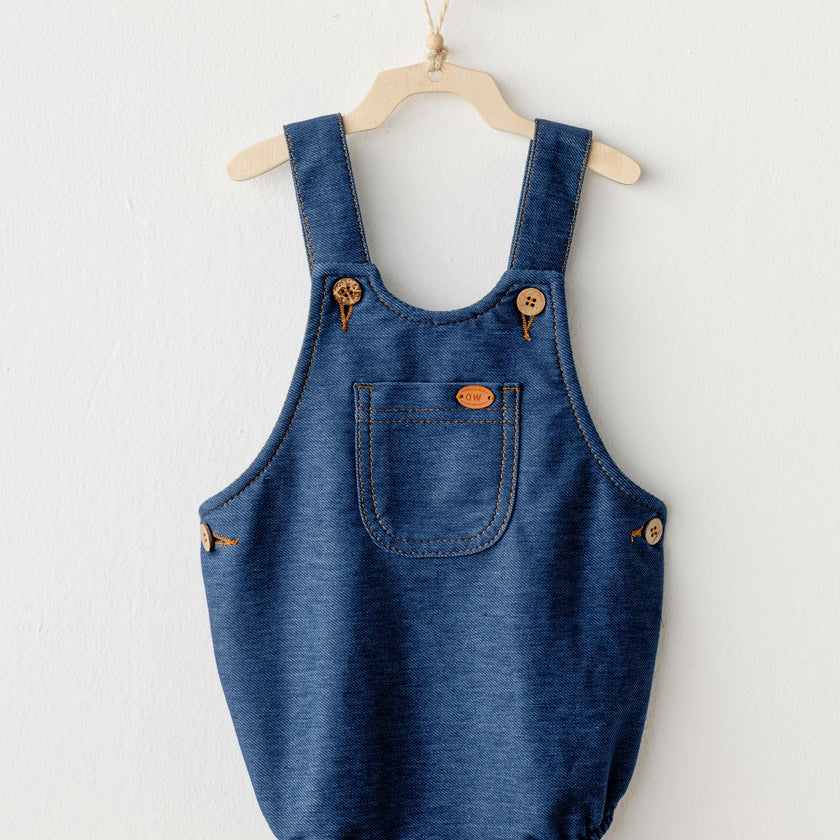 Indigo Casual Pocket Romper