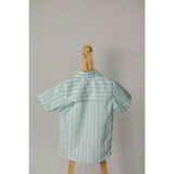 Sporting Shirt in Stripe In Blue Jay