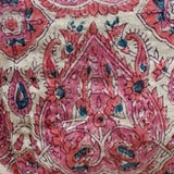 La Plage Ruffle Pouch Pink Paisley