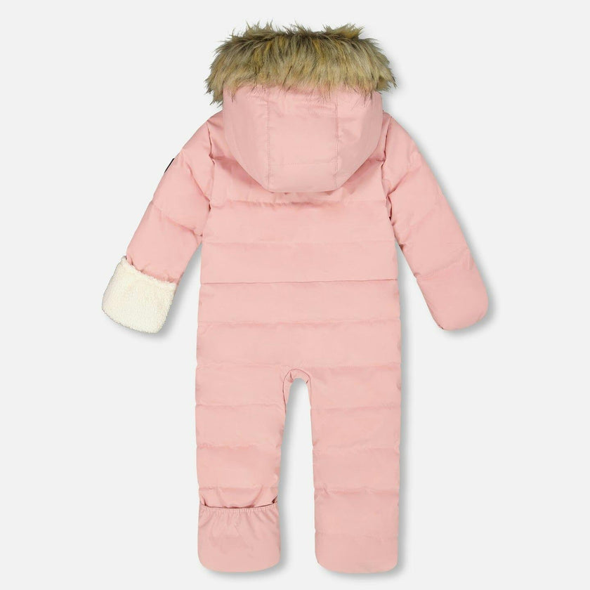One-Piece Baby Snug Snowsuit Designed for Car Seat