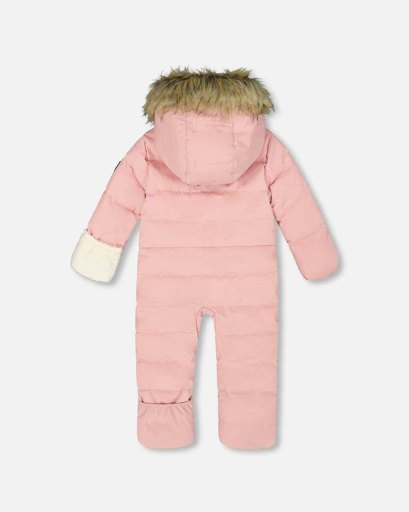 One-Piece Baby Snug Snowsuit Designed for Car Seat