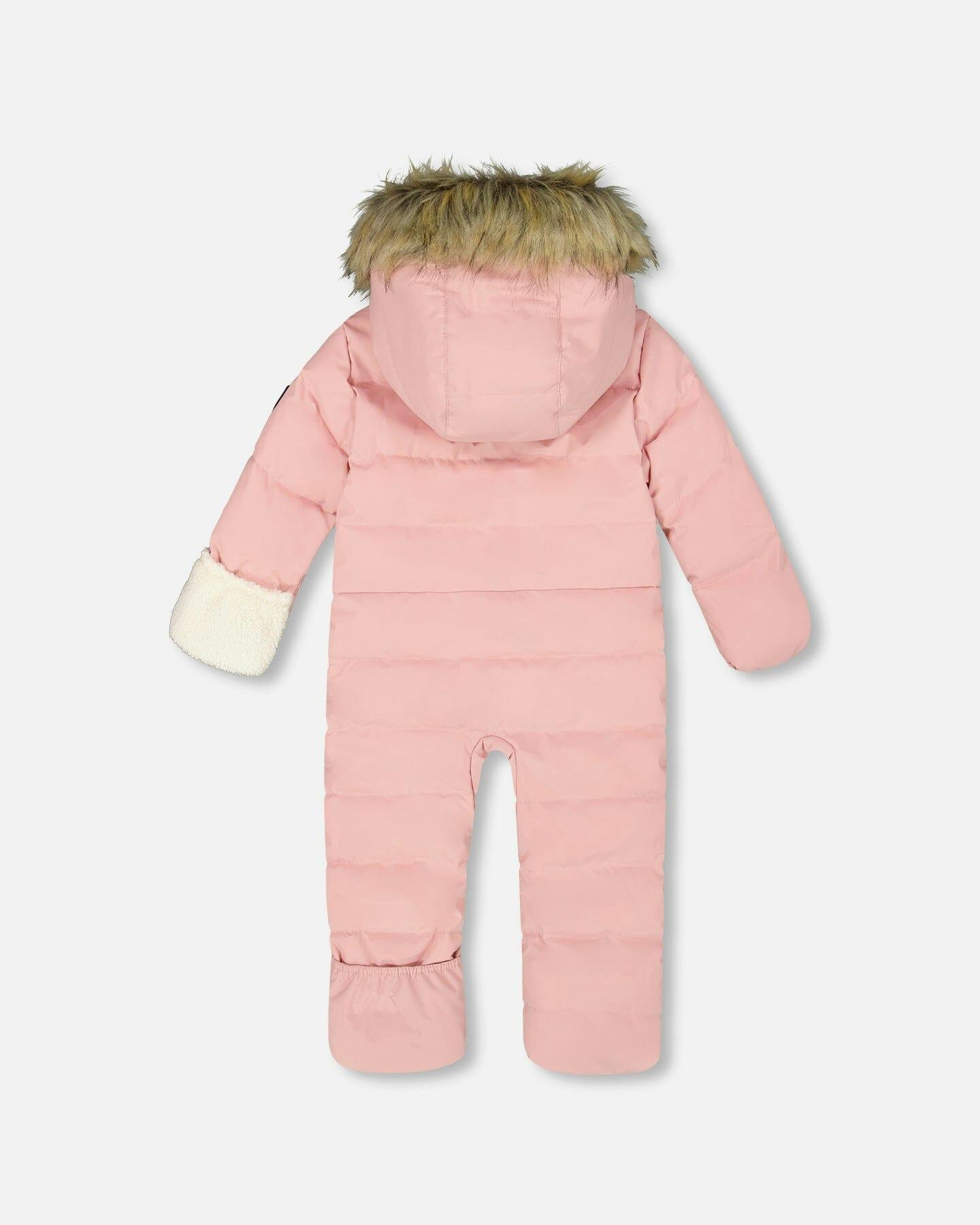 One-Piece Baby Snug Snowsuit Designed for Car Seat