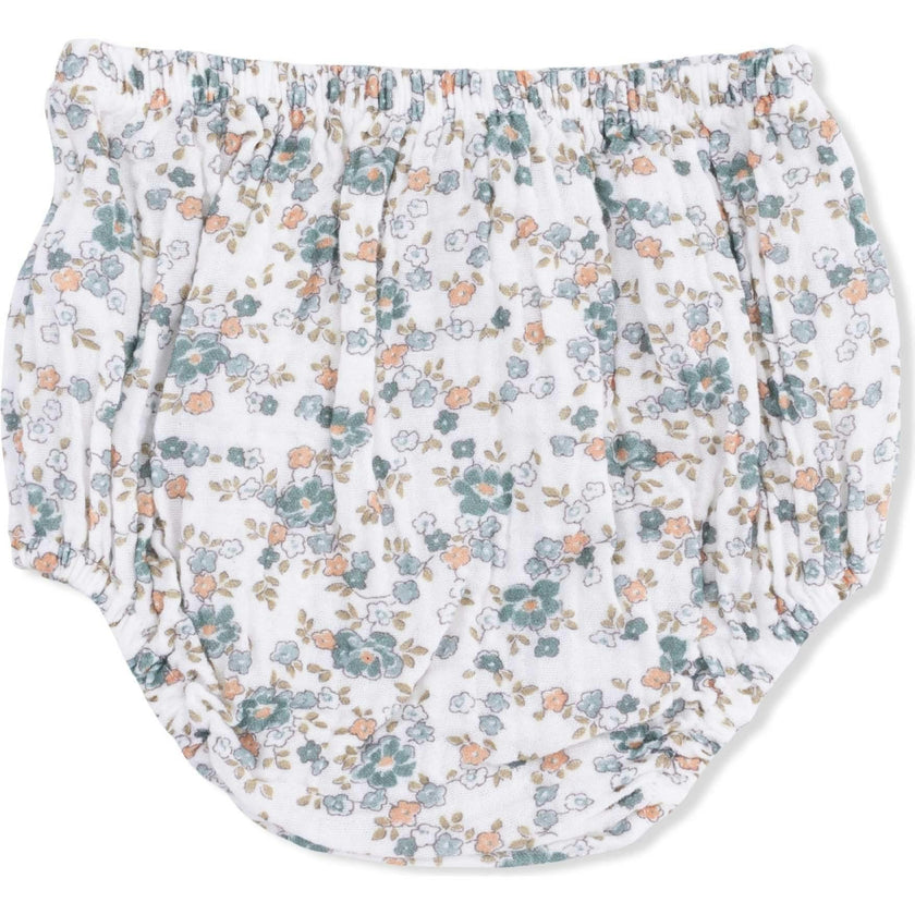 Camille Floral - Ruffly Strap Top and Bloomer