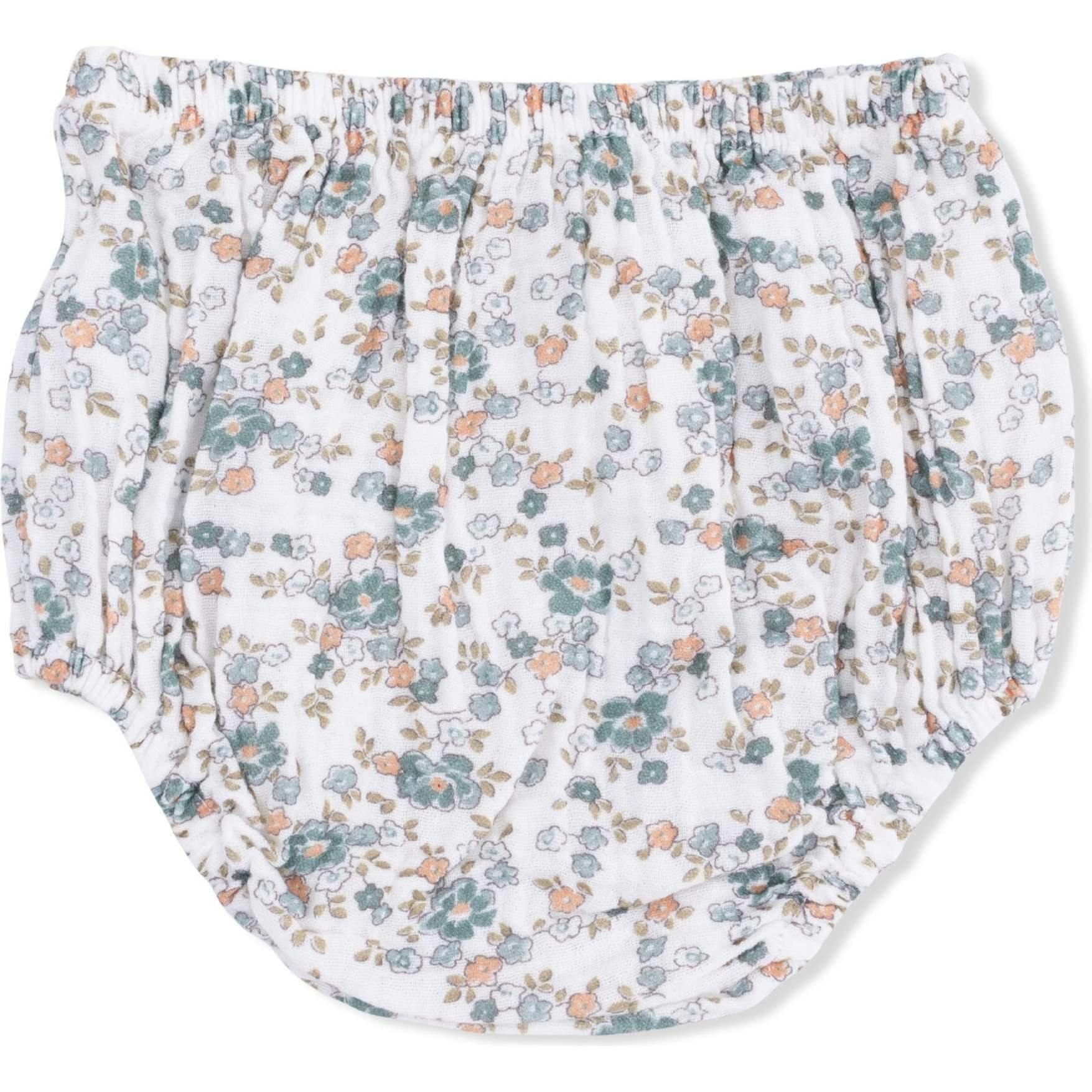 Camille Floral - Ruffly Strap Top and Bloomer