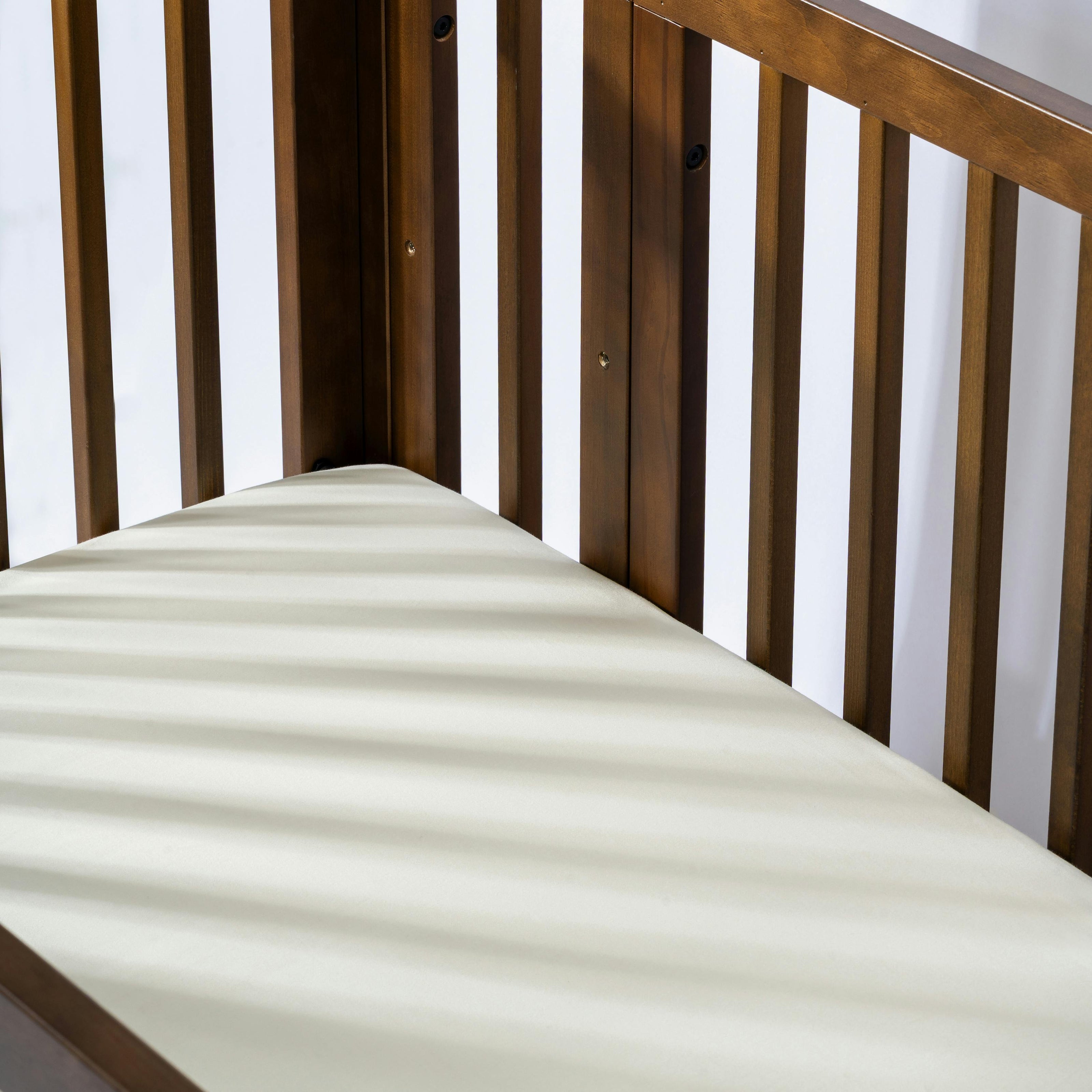 Crib Sheet in GOTS Certified Organic Brushed Cotton in Ivory