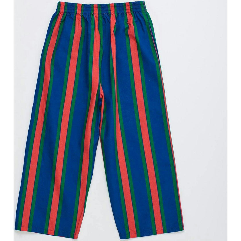 TROPIC STRIPED PANTS NAVY / RED