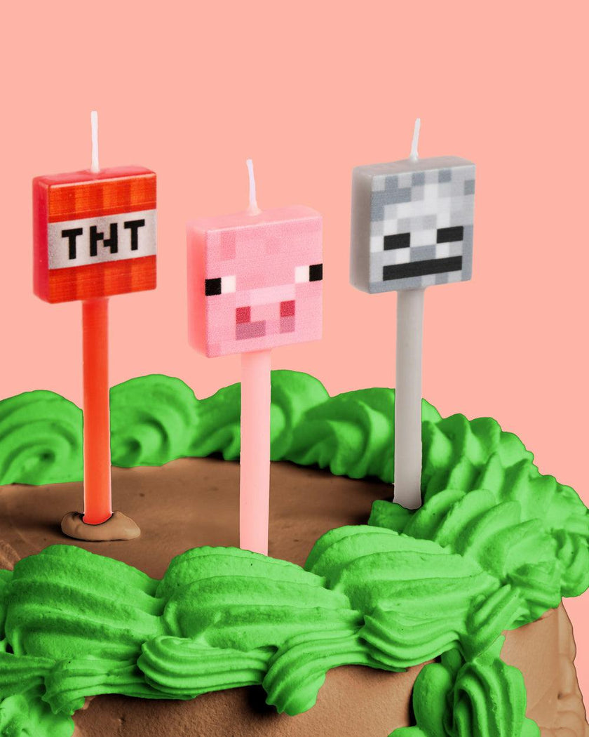 Pixel Candles - set of 6