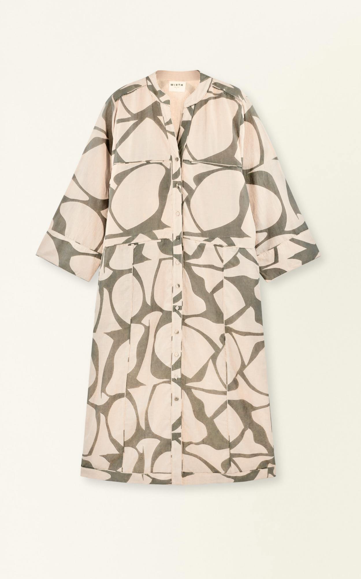 Malmo Dress in Putty Jurassic