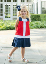 Finewale Pique Dress With Bow