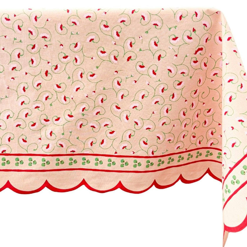 La Leccia Light Pink Outdoor Tablecloth