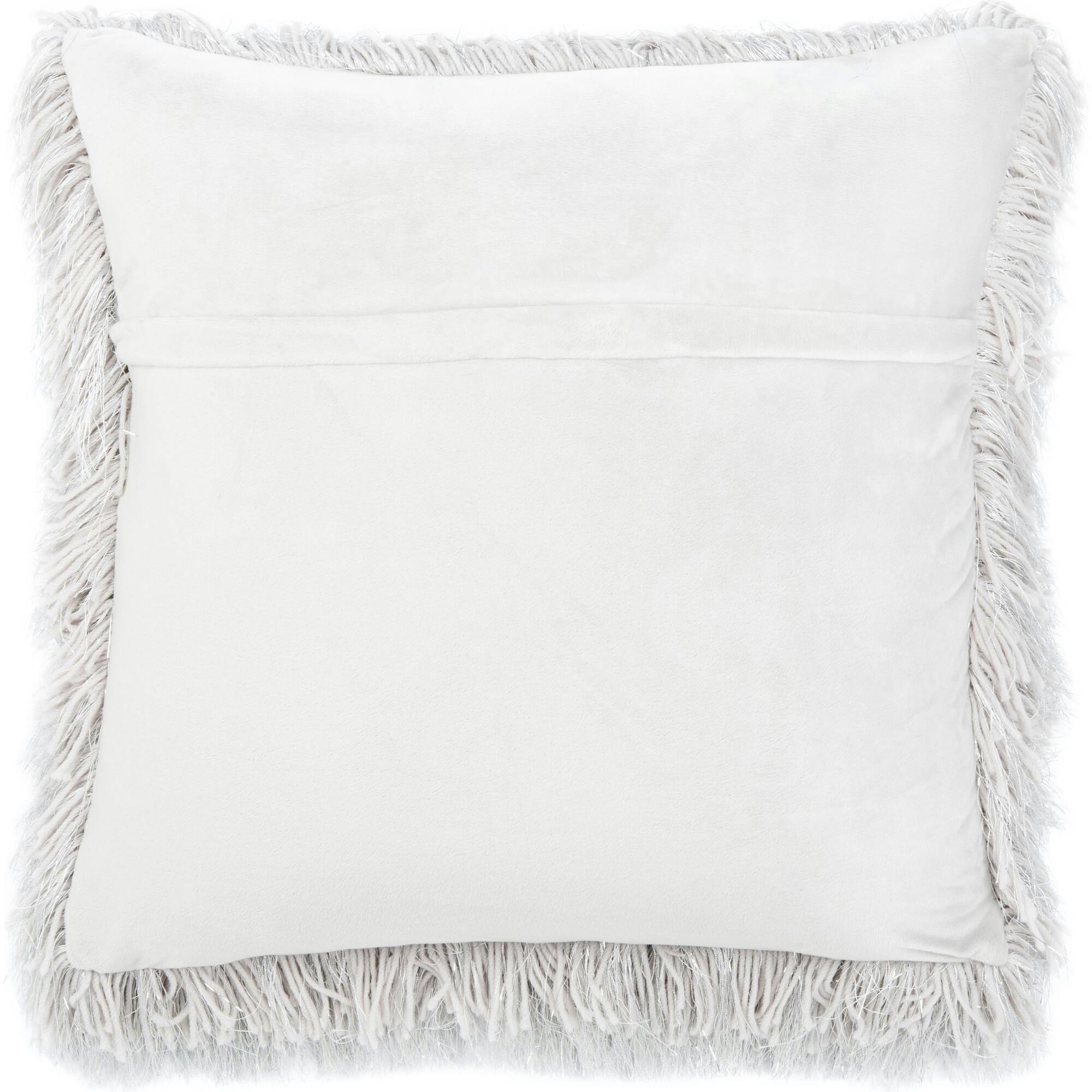 Shag Modish Metallic Pillow