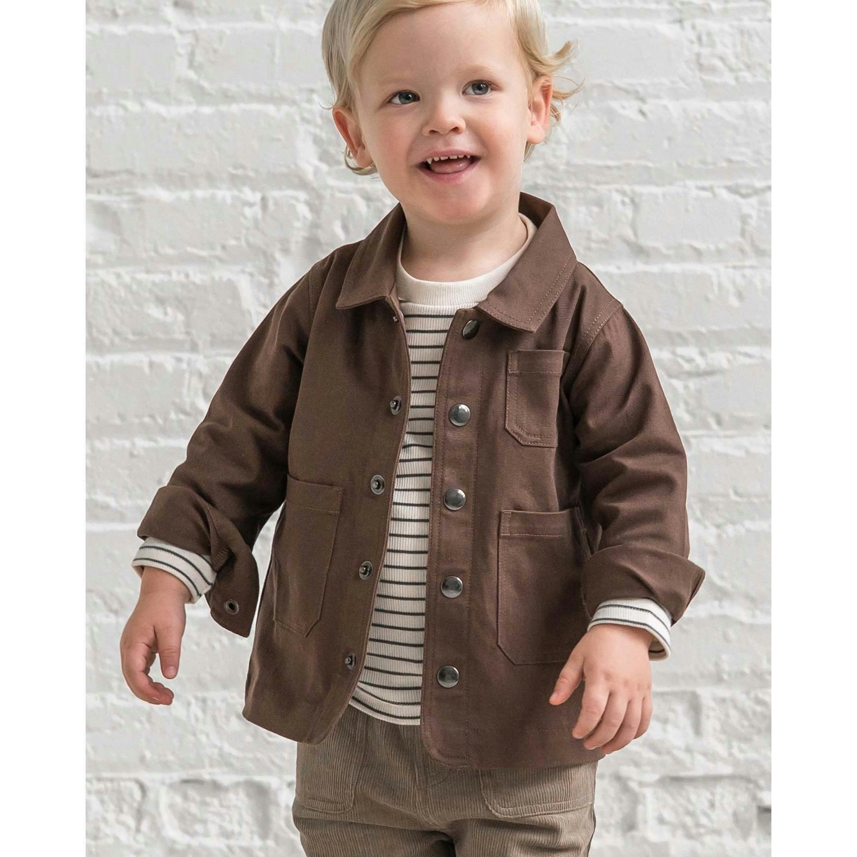 Denver Twill Chore Jacket - Chestnut