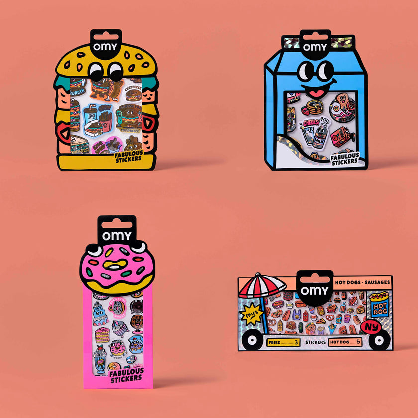 American Goodies - Bundle Of 4 Stickers