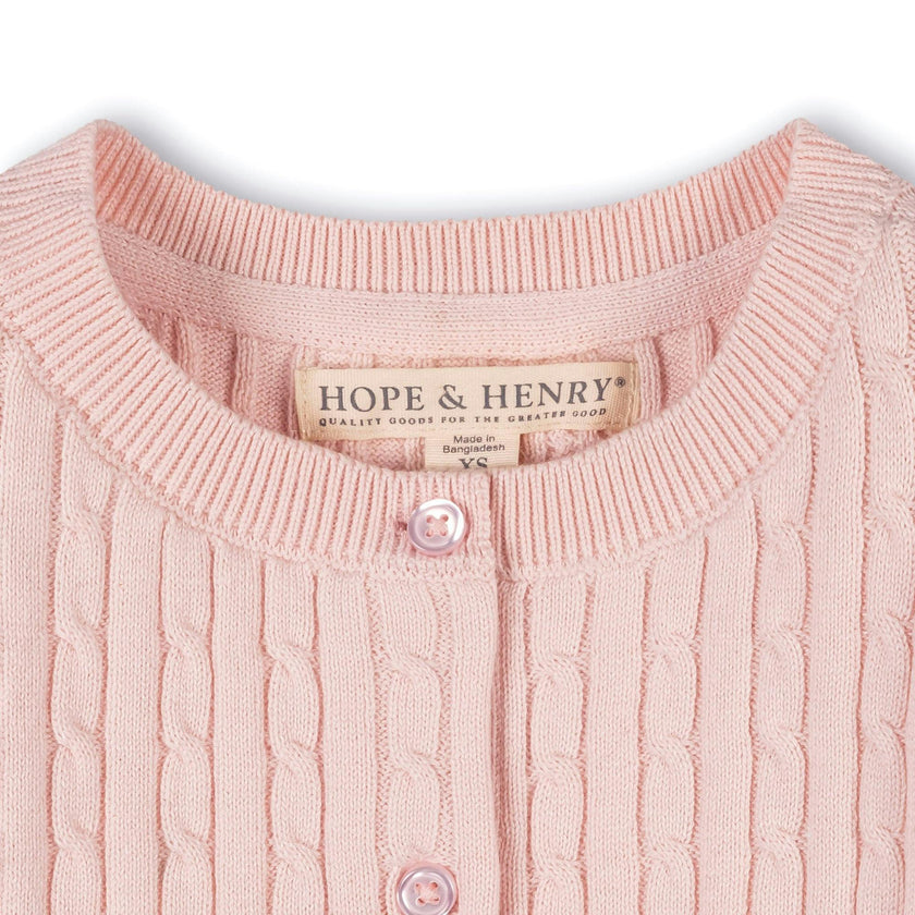 Organic Classic Cable Cardigan