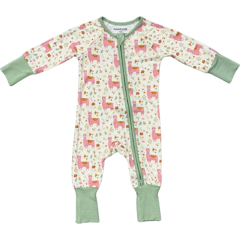 Baby Long Sleeve Zip Romper