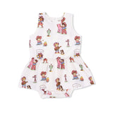 Vintage Cowgirls - Bodysuit with Skirt