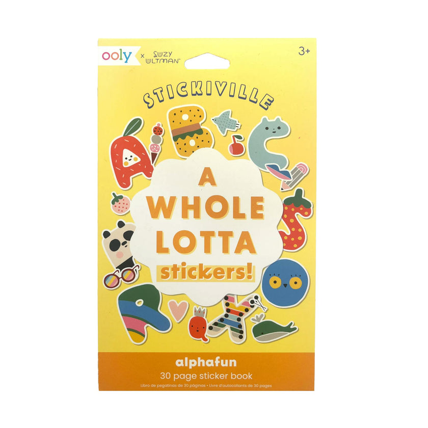 Stickiville x Suzy Ultman: A Whole Lotta Stickers! Sticker Book - Alpha-Fun