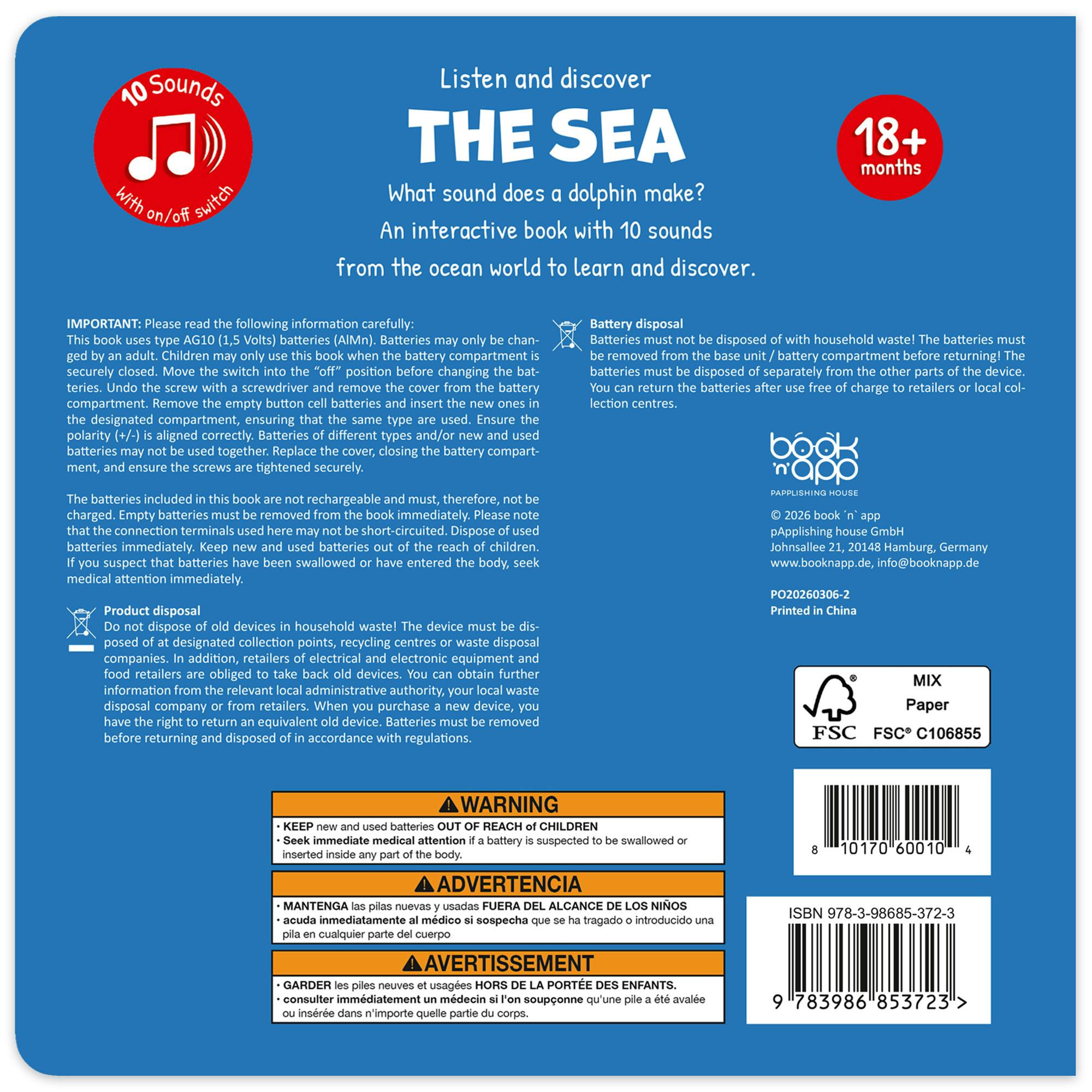 Listen & Discover Book: The Sea