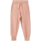 Organic Cotton Knit Joggers, Pink
