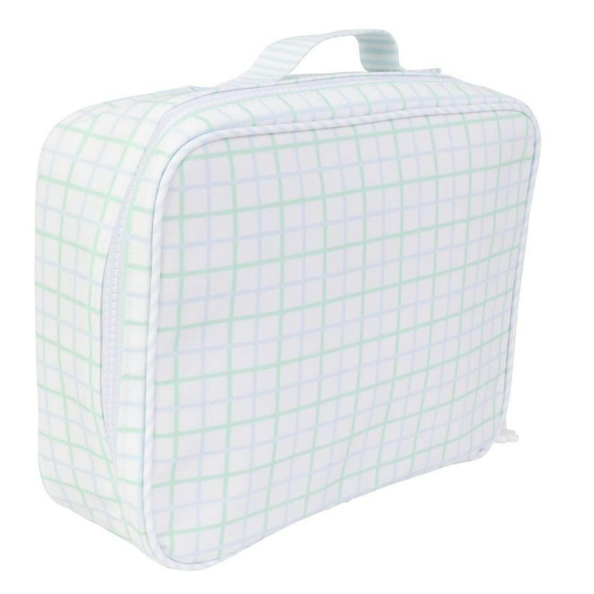 The Lunchbox in Blue/Green Windowpane