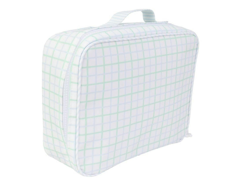 The Lunchbox in Blue/Green Windowpane