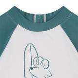Swim Shirt Short Sleeves - Green - Surfer