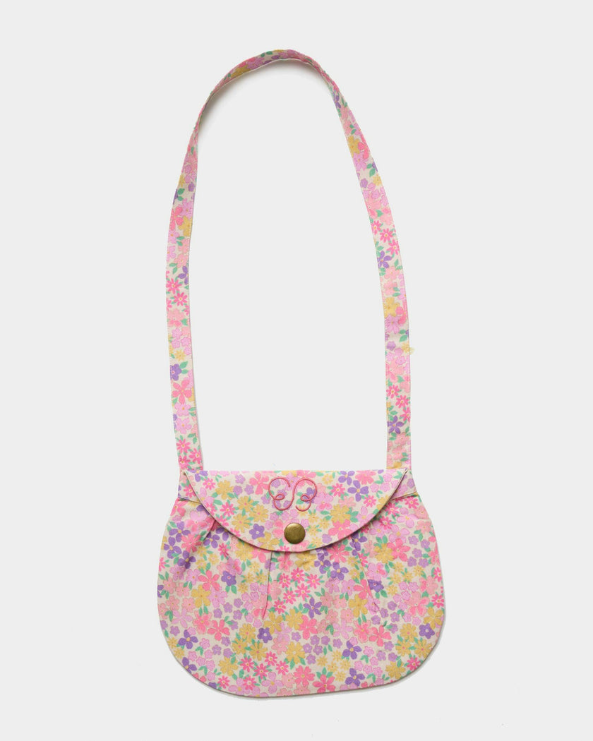 Hudson Purse - Emma Floral Purple
