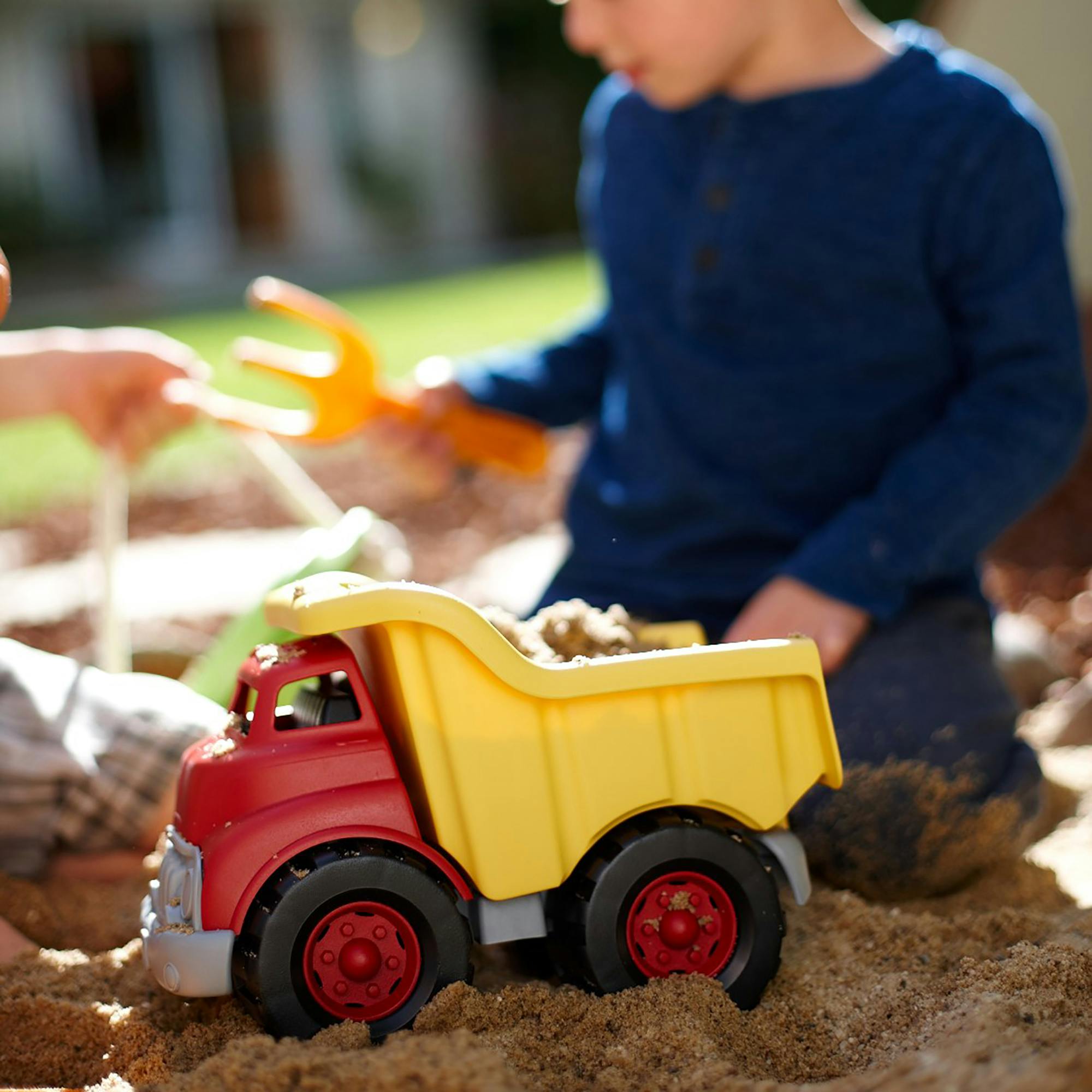Dump Truck - Yellow & Red