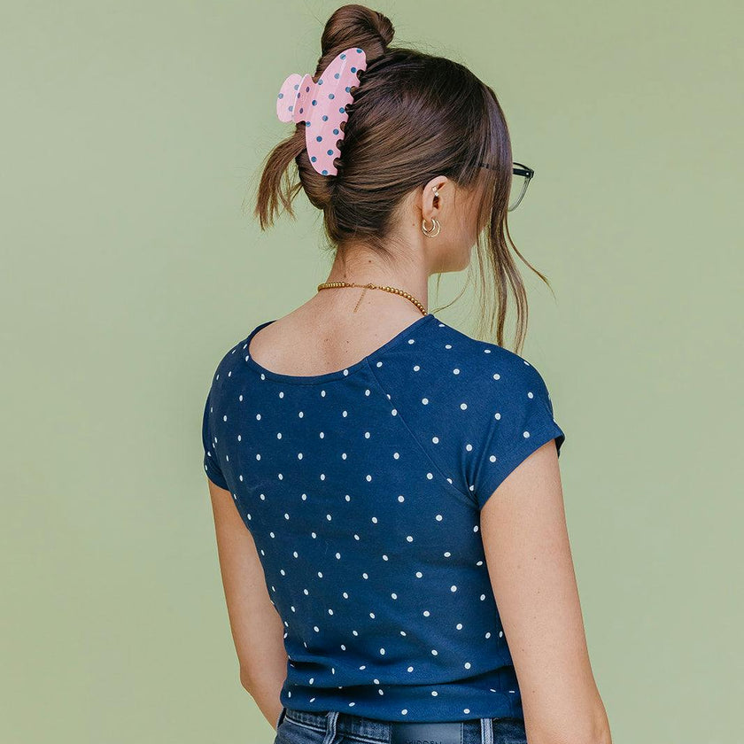 POLKA DOT & STRIPED OVERSIZED CLAWS