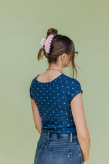 POLKA DOT & STRIPED OVERSIZED CLAWS