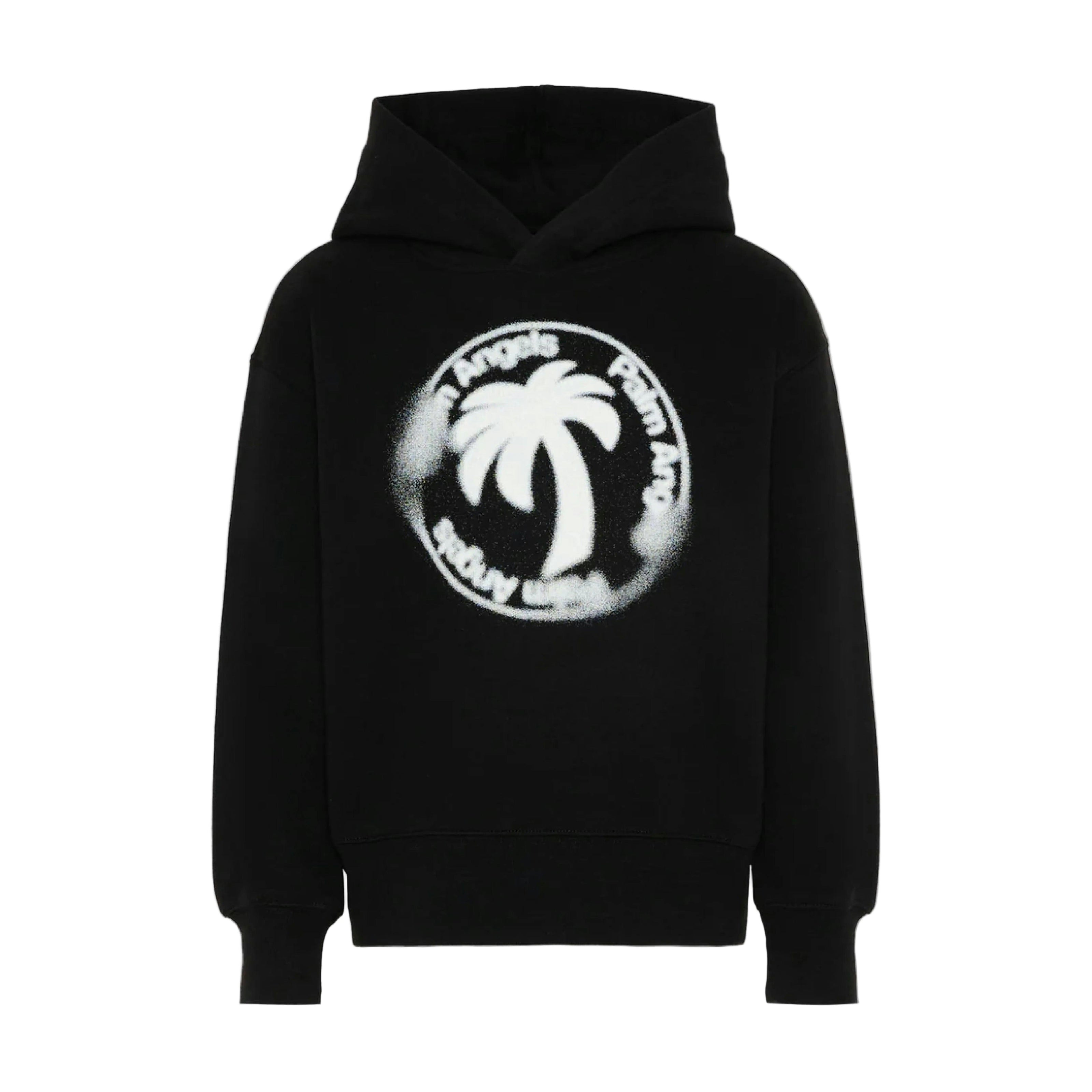 Black Palm Stamp Hoodie