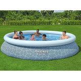 Fast Set: Pool Set - Blue Abstract 13"x 33"