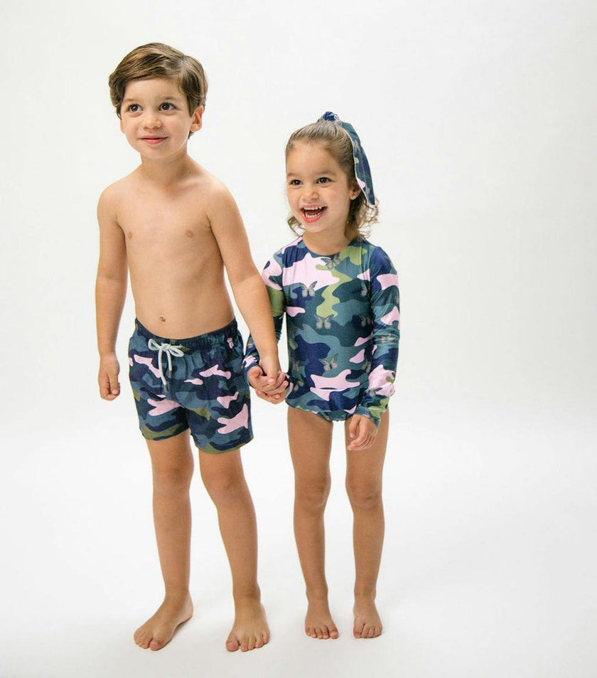 boy swim shorts camo