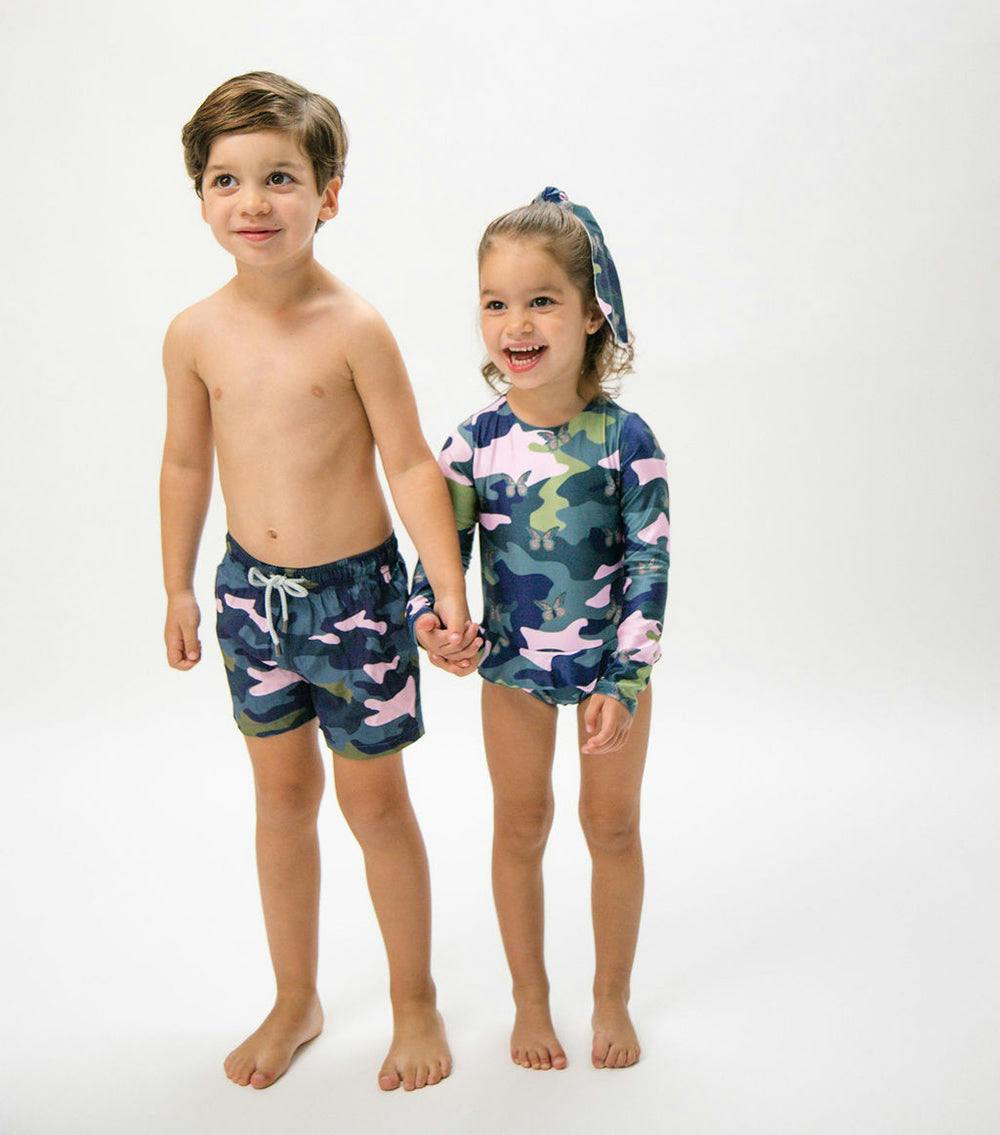 boy swim shorts camo
