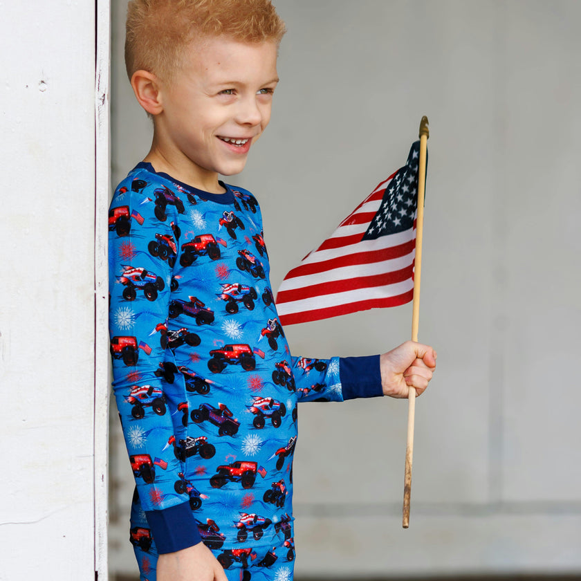 Red, White, and Boom 2 Piece Pajama Set